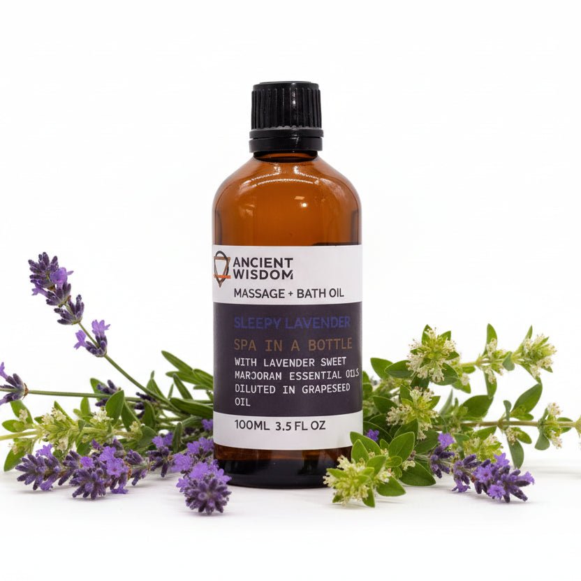 Sleepy Lavender Massage Oil - 100ml100 ML Bottle Massage OilsHeart Notes