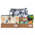 Large Luxury Tropical Pouches - (assorted designs) - 26x17cmNomad - Sari Bags & PouchesHeart Notes