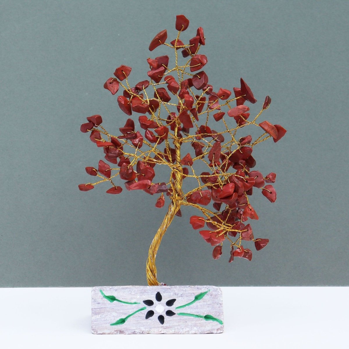 Red Jasper - 160 StoneIndian Gemstone TreesHeart Notes