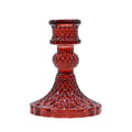Vintage Dinner Candle Holder - Vampire RedGlass Candle Holders & JarsHeart Notes