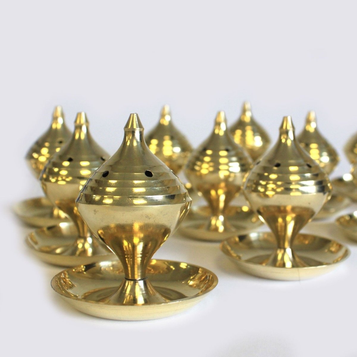 Medium Incense BurnerTraditional Brass Incense BurnersHeart Notes