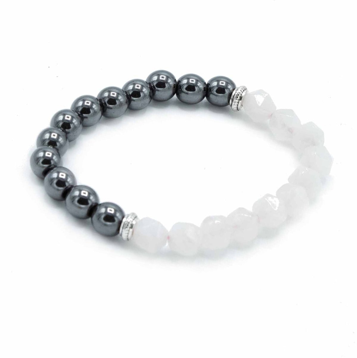 Faceted Gemstone Bracelet - Magnetic Rose QuartzFaceted Gemstone BraceletsHeart Notes