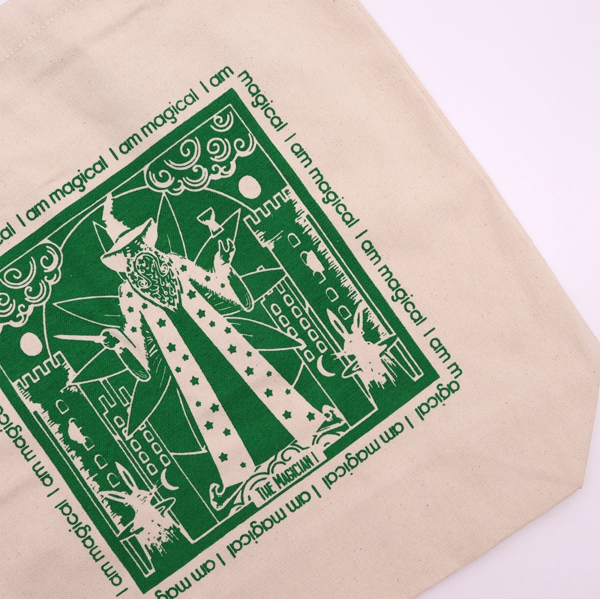 Hop Hare Tote Bag - I am MagicalHop Hare Tarot Cotton BagsHeart Notes
