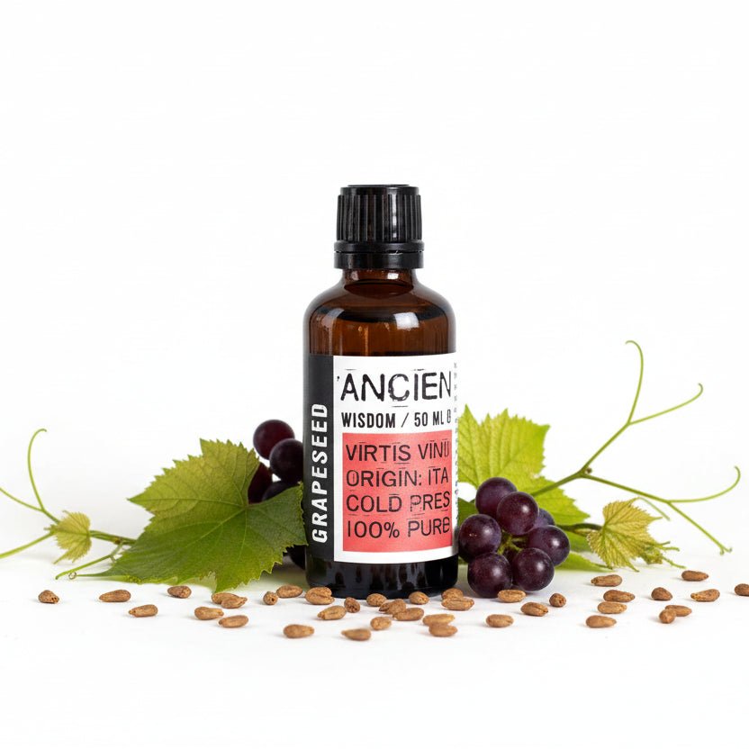 Grapeseed Oil - 50mlBase Oils - 50ml Amber BottleHeart Notes