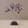 Gemstone Tree with Organite Base - 80 Stone - AmethystGemstone Tree with Orgonite BaseHeart Notes