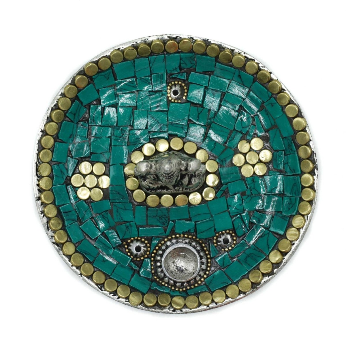 Ganesh Plate Tibetan Decor Cone & Stick HolderTibetan Decor Incense HoldersHeart Notes