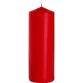 Pillar Candle 80x250mm - RedPillar CandleHeart Notes