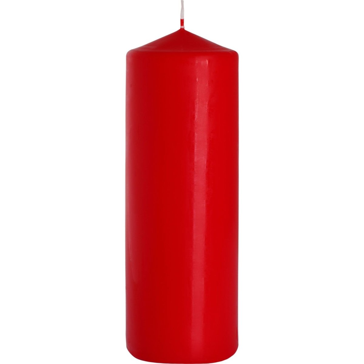 Pillar Candle 80x250mm - RedPillar CandleHeart Notes