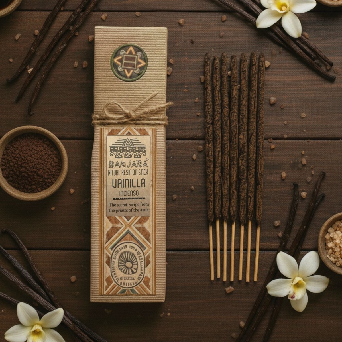 Ritual Resin on Stick - VanillaRitual Resins on StickHeart Notes