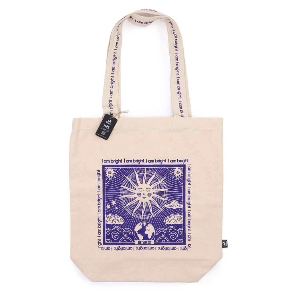 Hop Hare Tote Bag - I am BrightHop Hare Tarot Cotton BagsHeart Notes
