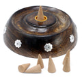 Cone & Stick Burner - Asst Design - Mango WoodIncense HoldersHeart Notes