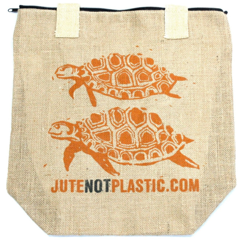 Eco Jute Bag - Two TurtlesEco Jute BagsHeart Notes