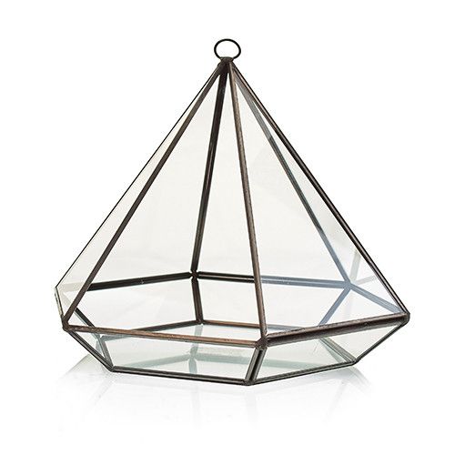 Glass Terrarium - Large DiamondGlass TerrariumsHeart Notes