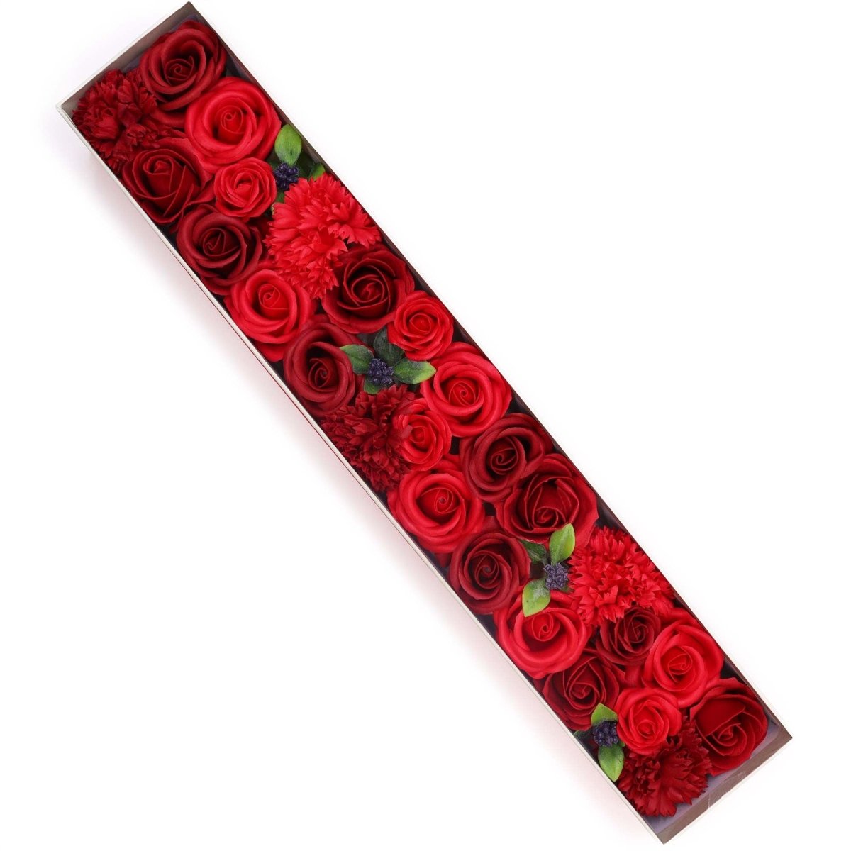 Extra Long - Classic Red RosesSoap Flower Gift BoxesHeart Notes