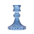 Vintage Dinner Candle Holder - Royal BlueGlass Candle Holders & JarsHeart Notes