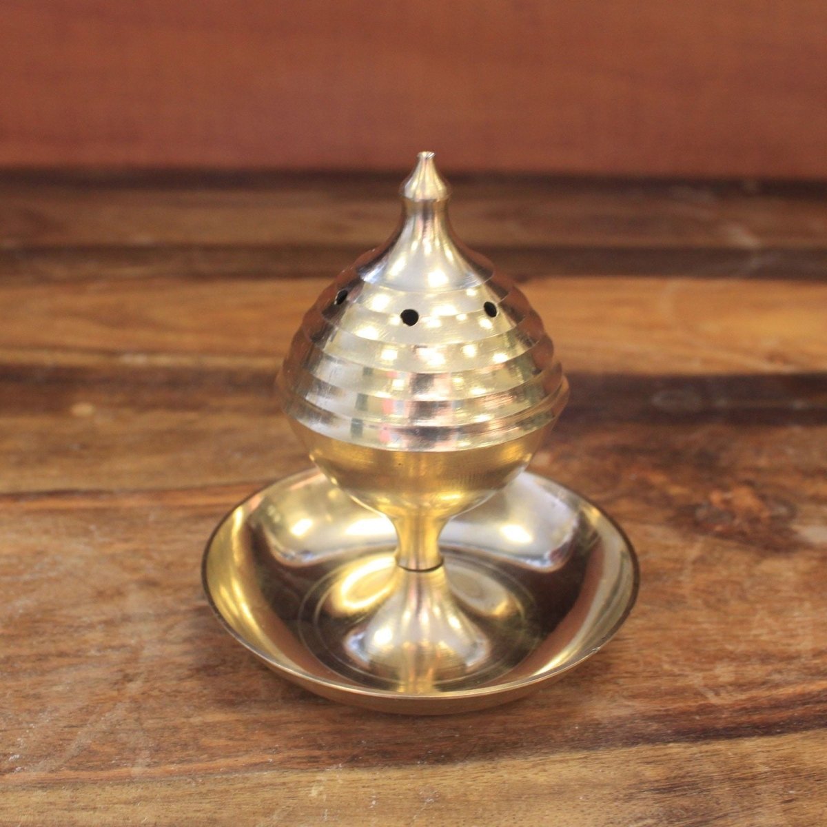 Medium Incense BurnerTraditional Brass Incense BurnersHeart Notes