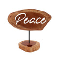Candle Holder Sign - PeaceCandle Holder SignsHeart Notes