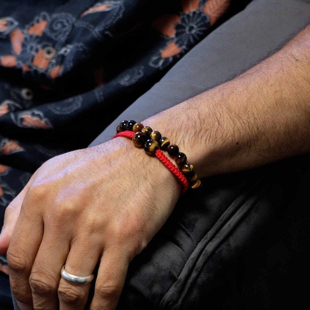 Gemstone Double Power Bracelets - Tiger EyeGemstone Double Power BraceletsHeart Notes