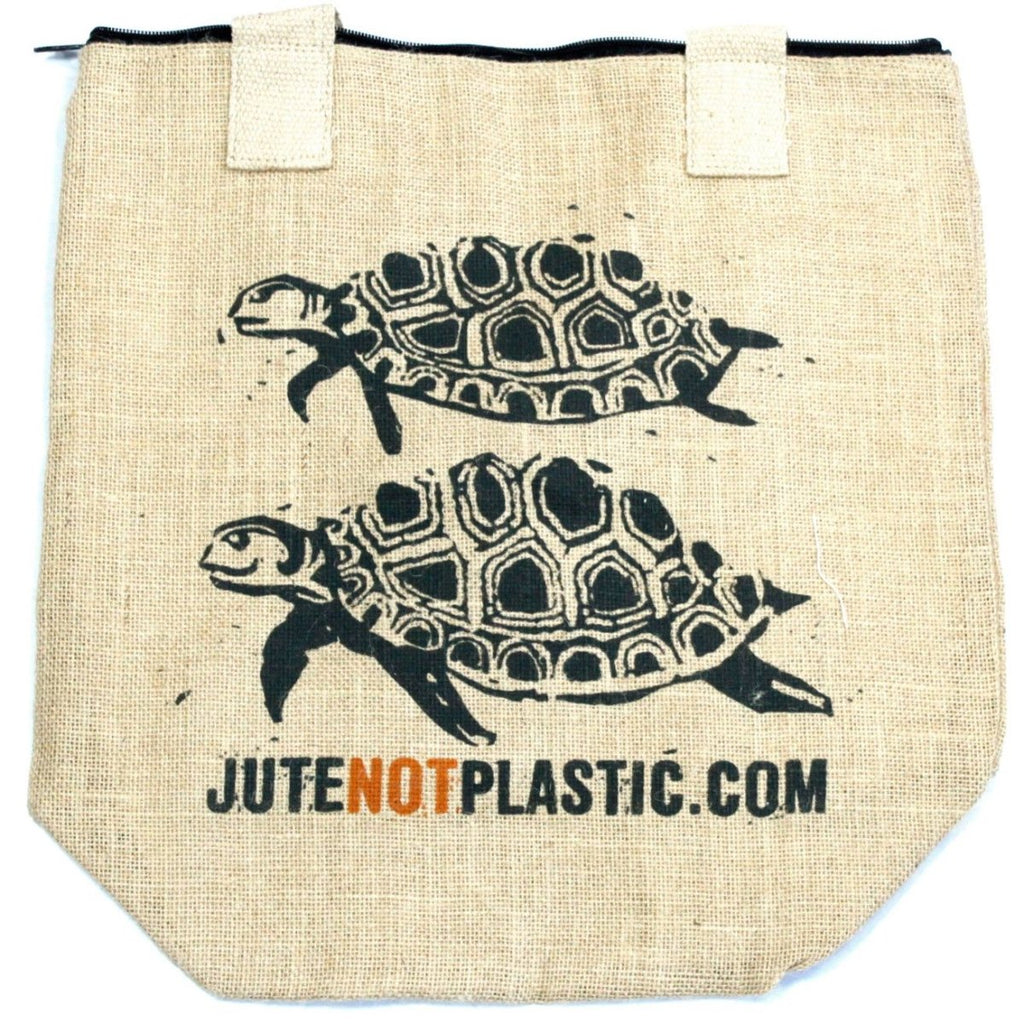 Eco Jute Bag - Two TurtlesEco Jute BagsHeart Notes