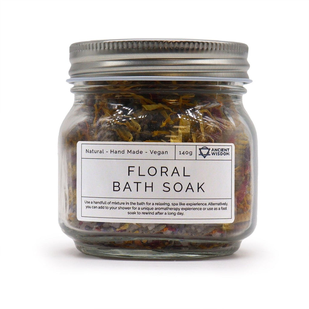 Floral Bath Soak - Natural - 140gFloral Bath Soak & Facial Steam BlendHeart Notes