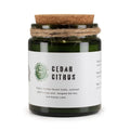 Greenman Woodwick Soy Candle - Cedar CitrusGreenman Rituals Woodwick Soy CandlesHeart Notes