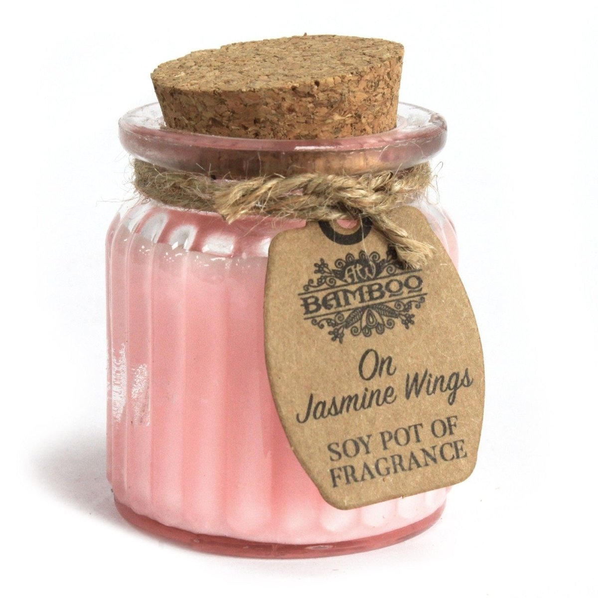 On Jasmine Wings Soy Pot of Fragrance CandlesSoy Pot of Fragrance CandleHeart Notes
