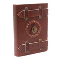 Leather Tigereye with Belts Notebook (6x4")Leather Notebooks – Vintage Style JournalsHeart Notes