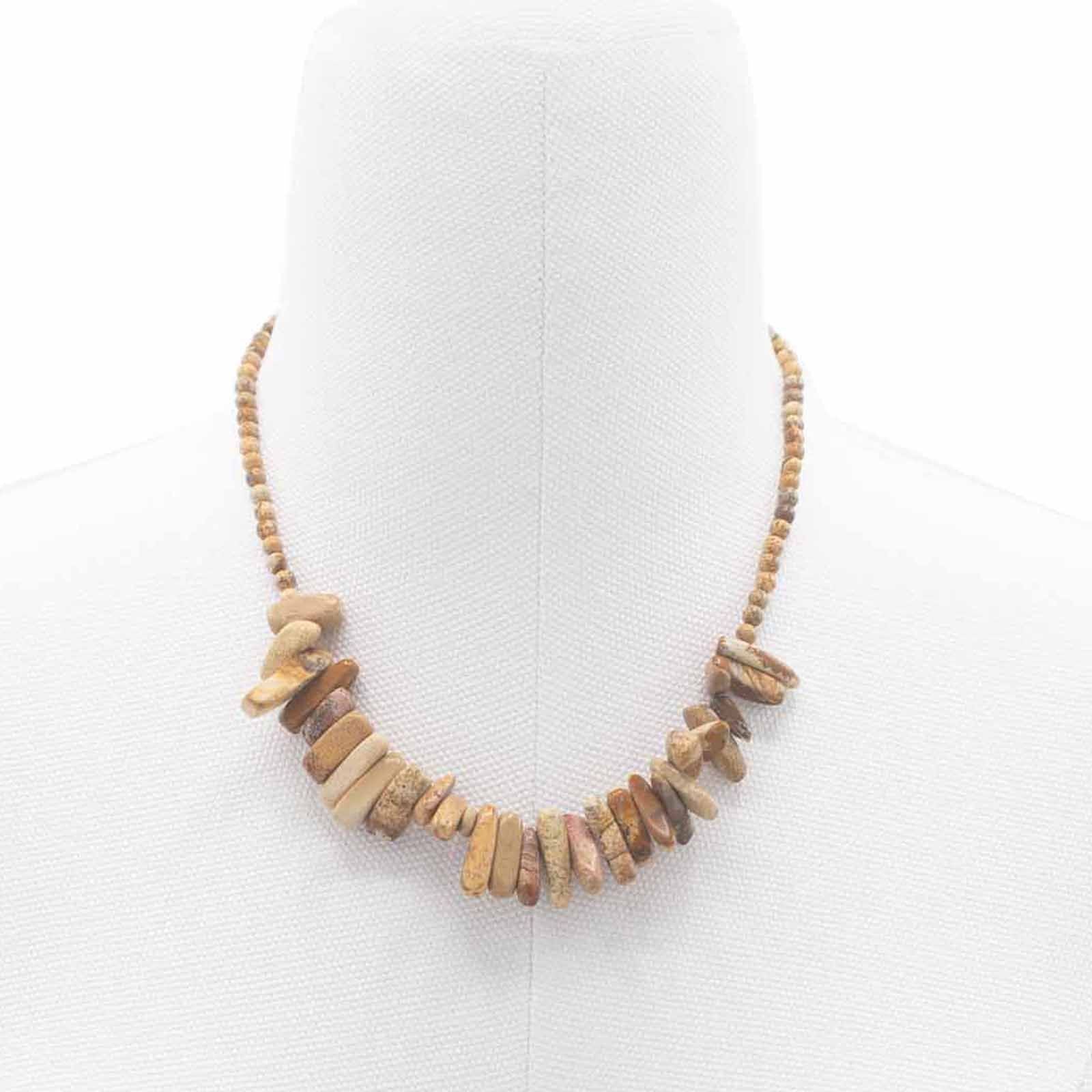 Longstone Gem Necklace - Map StoneLongstone Gem NecklacesHeart Notes