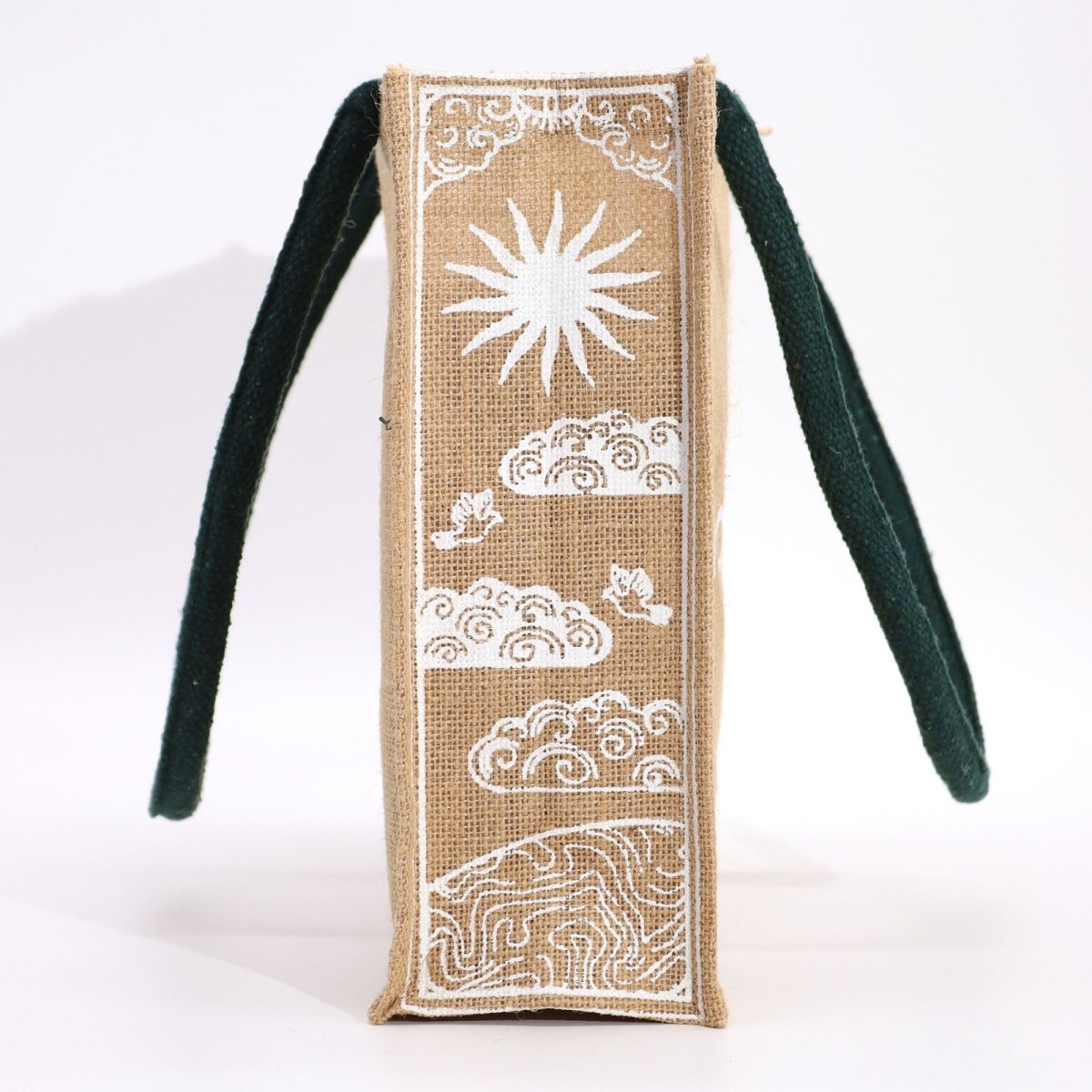 Hop Hare Jute Big Bag - I am BrightHop Hare Jute BagHeart Notes