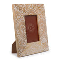 Med Mango Wood Picture Framel (for 10x15cm) 26x20x2cm - Buddha - WhiteMango Wood Picture FramesHeart Notes