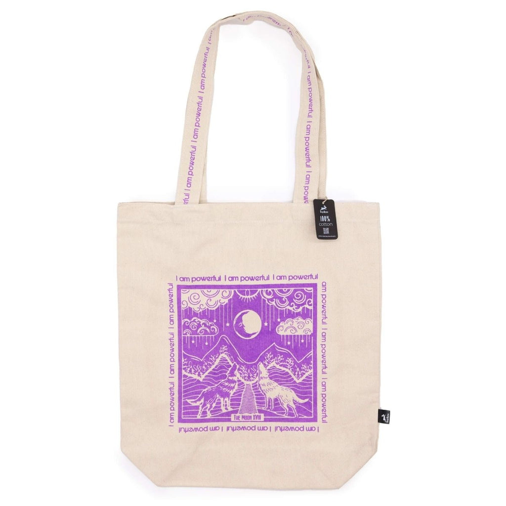 Hop Hare Tote Bag - I am PowerfulHop Hare Tarot Cotton BagsHeart Notes