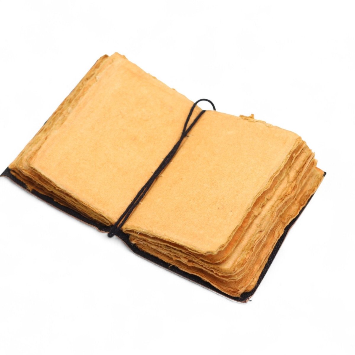Fat Deckled Edge Leather Notebooks (5x3.5") - The Stories I Tell MyselfLeather Notebooks – Vintage Style JournalsHeart Notes