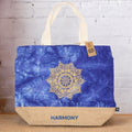 All Natural Bag - Blue Stonewash - Mandala - HarmonyAll Natural BagHeart Notes