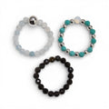 Nymph Spirit Gemstone Ring Set - Endless OceanNymph Nature Inspired Gemstone Ring SetsHeart Notes