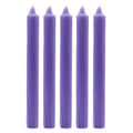 Solid Colour Dinner Candles - Rustic Lilac - Pack of 5Pack Of 5 - Solid Colour Dinner CandlesHeart Notes