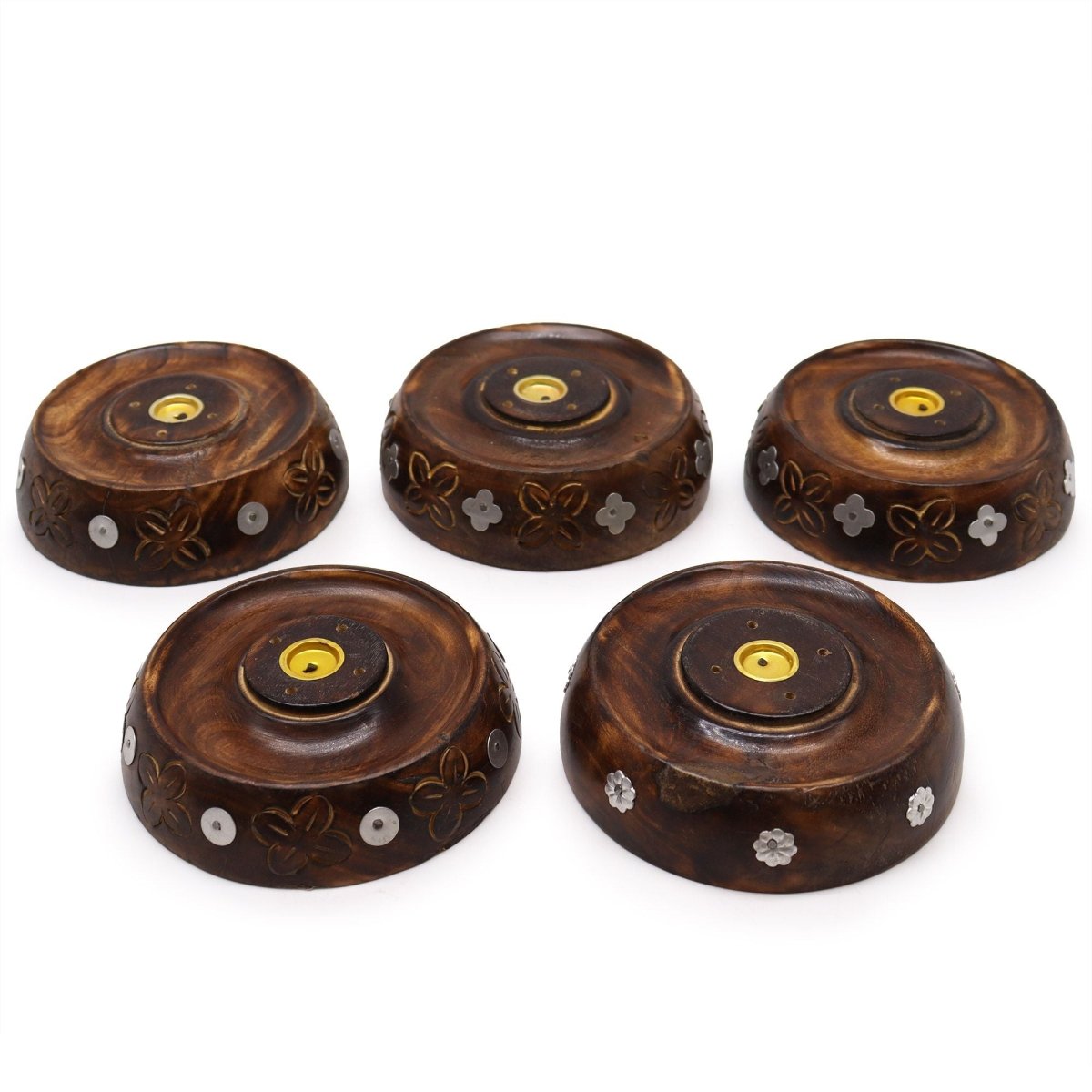 Cone & Stick Burner - Asst Design - Mango WoodIncense HoldersHeart Notes