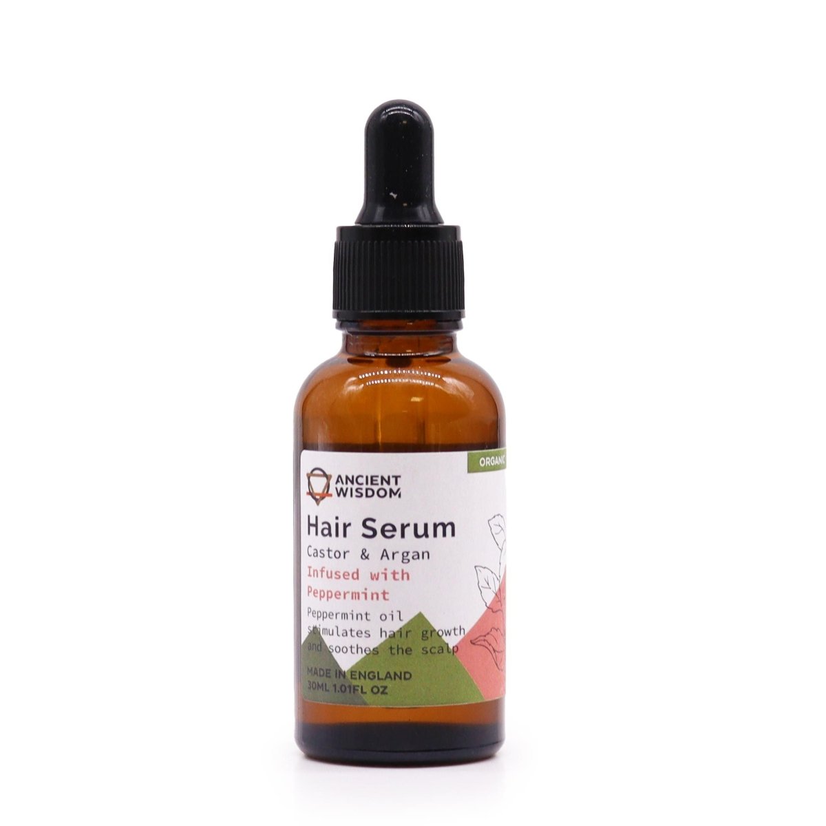 Organic Hair Serum 30ml - PeppermintOrganic Hair SerumsHeart Notes