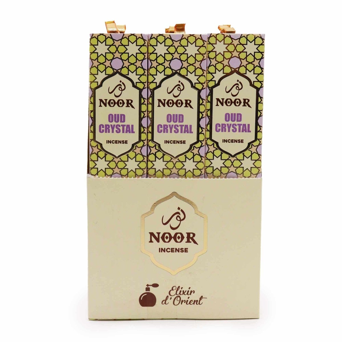 Noor Oud Incense - CrystalPremium Noor Oud IncenseHeart Notes