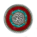 Om Plate Tibetan Decor Cone & Stick HolderTibetan Decor Incense HoldersHeart Notes