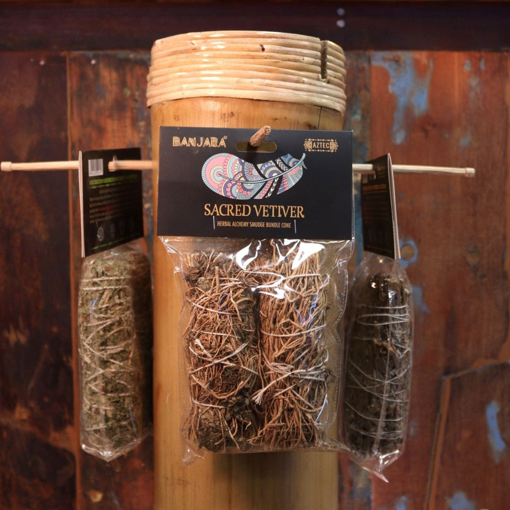 Banjara Smudge - VetiverBanjara Smudge SticksHeart Notes