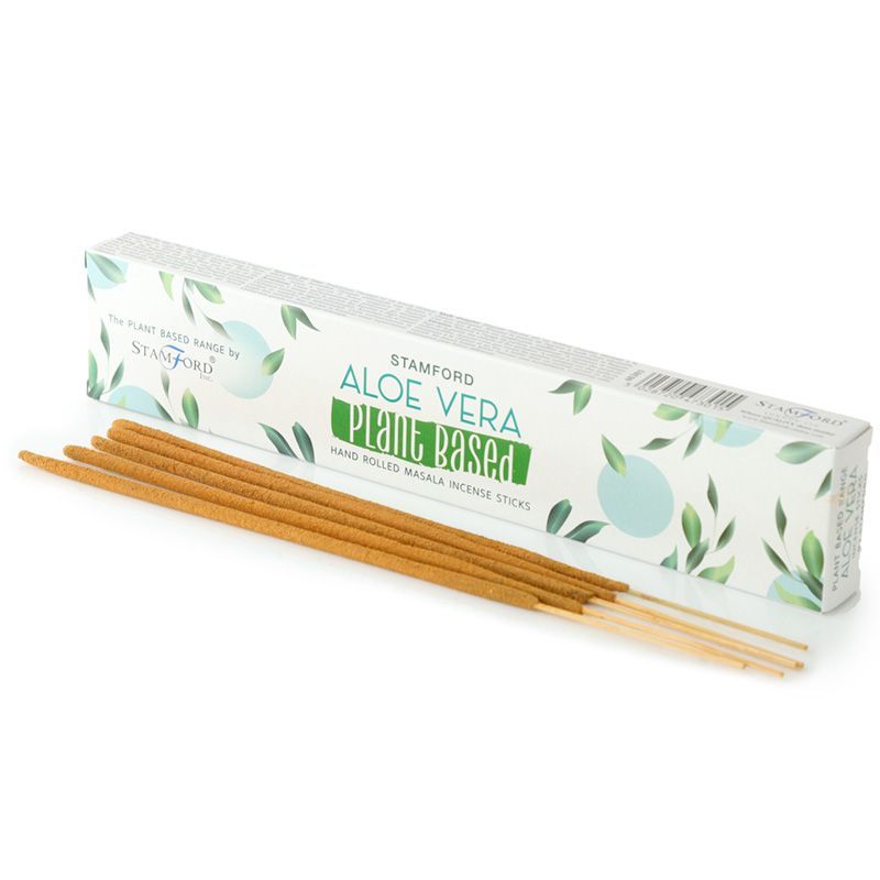 Plant Based Masala Incense Sticks - Aloe VeraPlant Based Masala Incense SticksHeart Notes