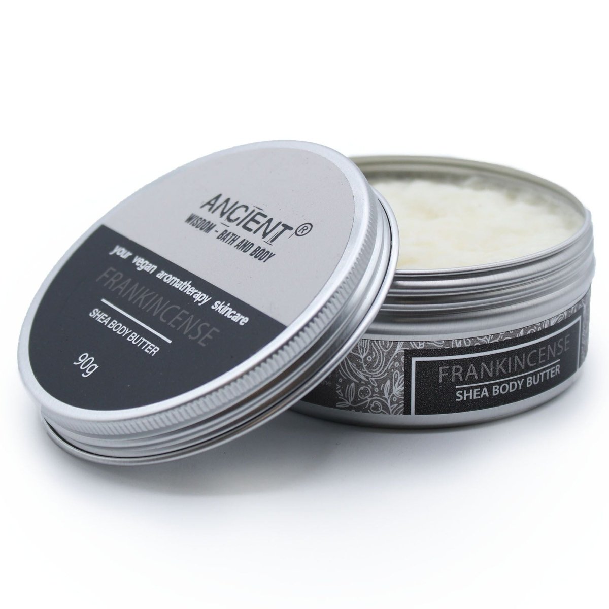Aromatherapy Shea Body Butter 90g - FrankincenseAromatherapy Shea Body Butters 90gHeart Notes