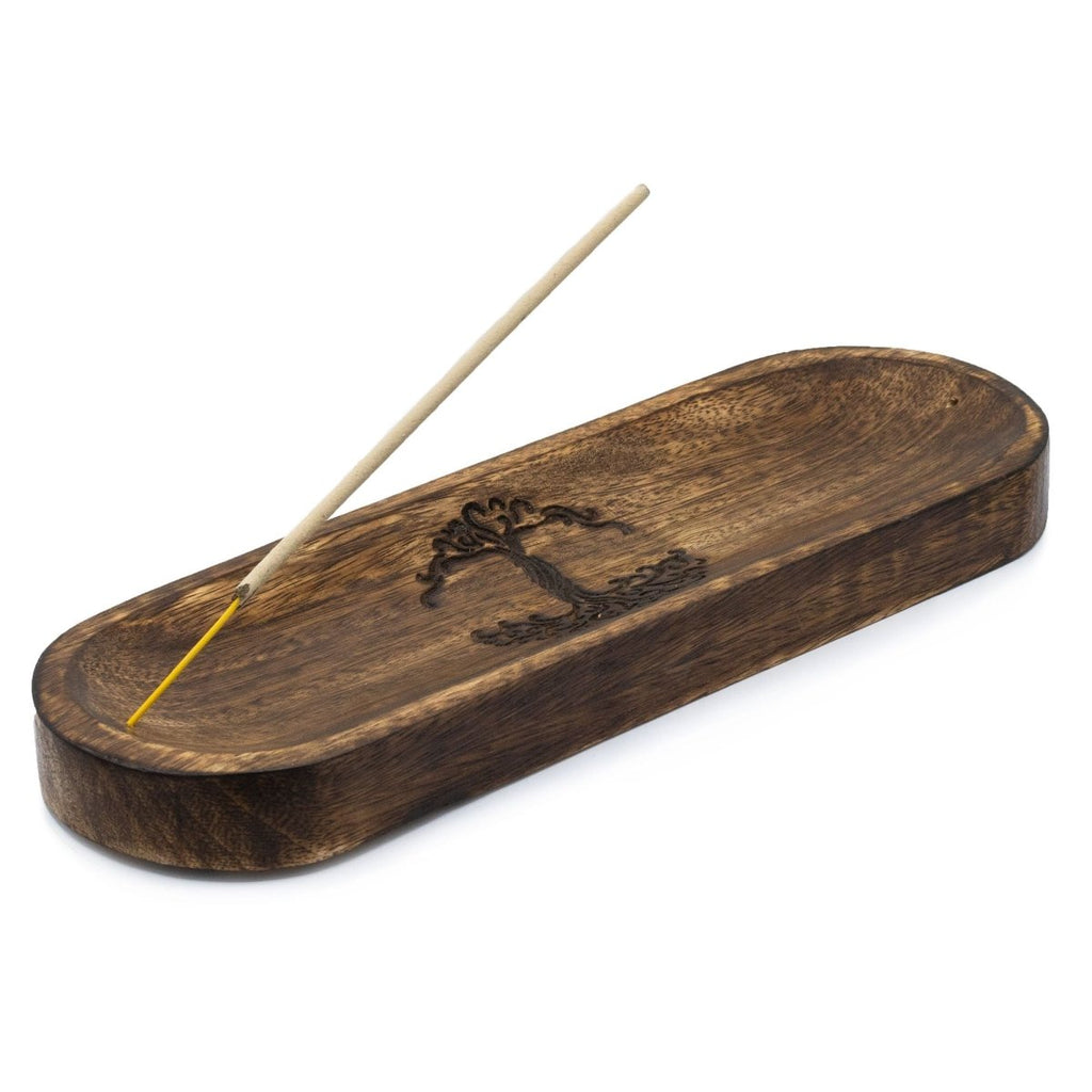 Large Incense Tray 30x10cm - Tree of LifeIncense HoldersHeart Notes
