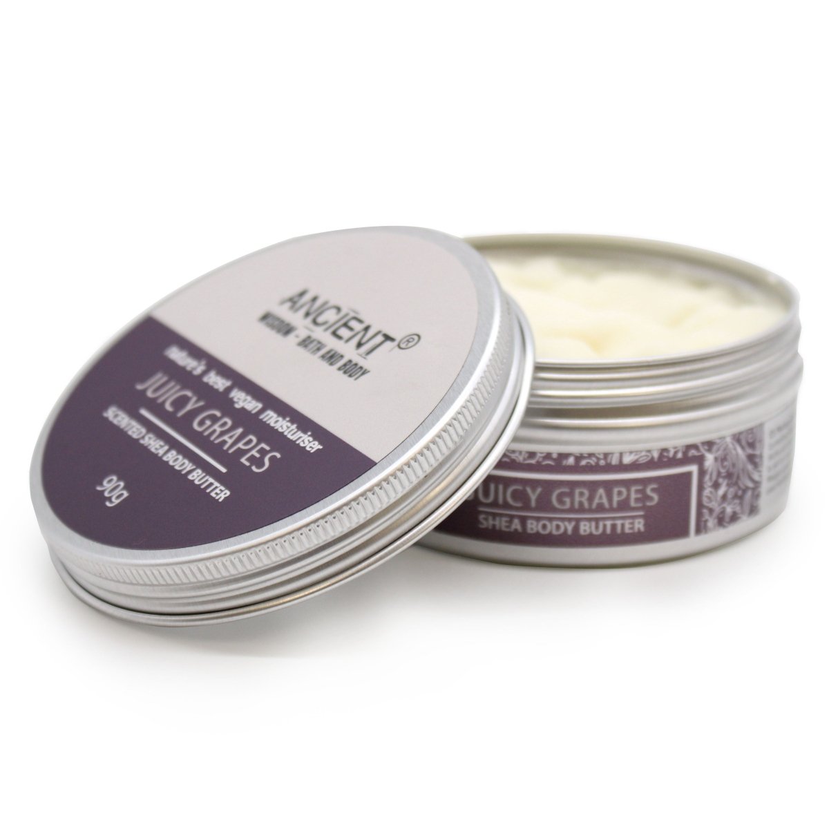 Scented Shea Body Butter 90g - Juicy GrapesScented Shea Body Butter - 90gHeart Notes