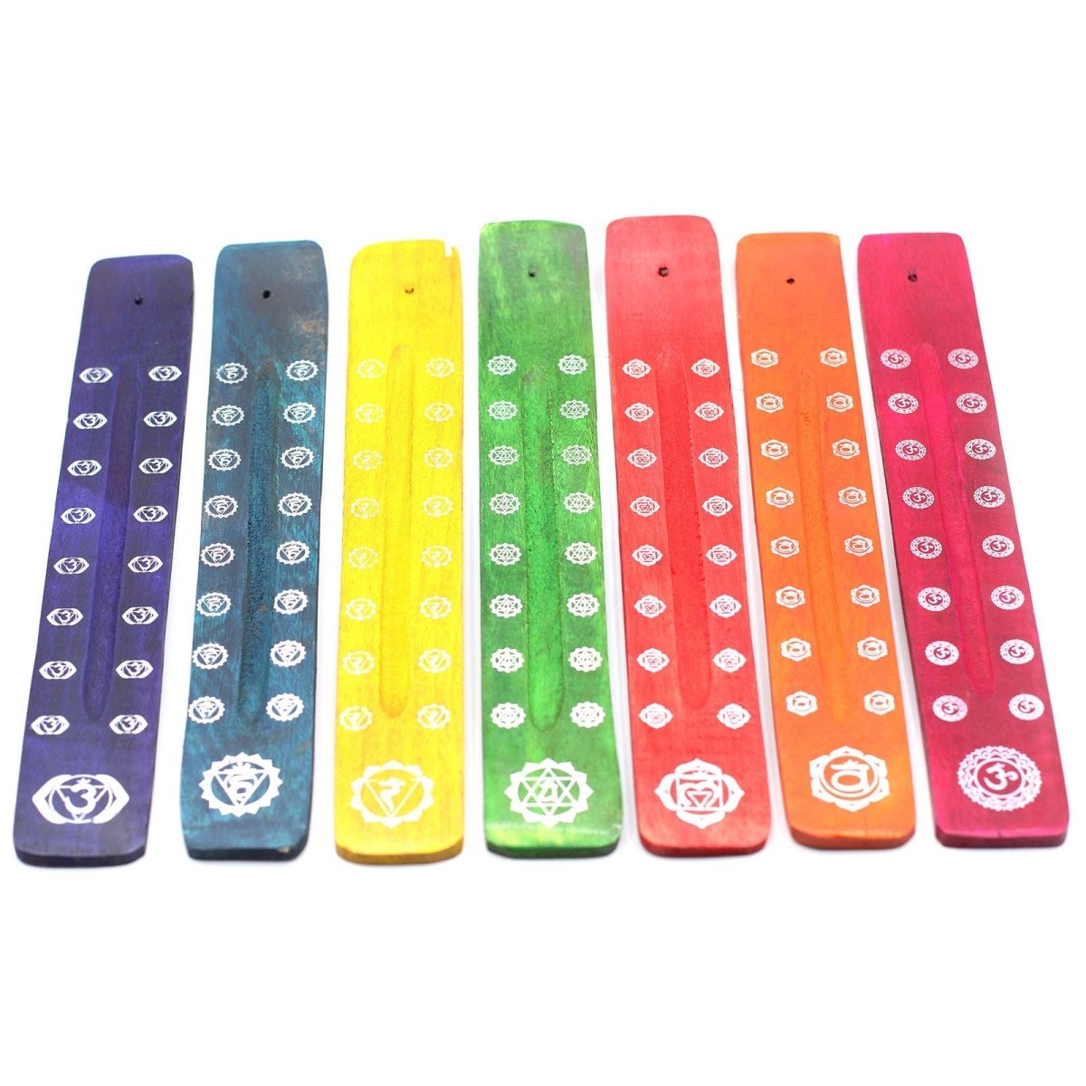 Chakra Ashcatchers - Set of 7 DesignsIncense HoldersHeart Notes