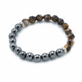 Faceted Gemstone Bracelet - Magnetic Tiger EyeFaceted Gemstone BraceletsHeart Notes