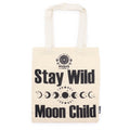 Iconic Basic Tote Bag - Stay Wild, Moon Child - Natural 4ozNomad Sari Iconic Tote Bags – Basic & ClassicHeart Notes