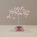 Gemstone Tree with Organite Base - 80 Stone - Rose QuartzGemstone Tree with Orgonite BaseHeart Notes