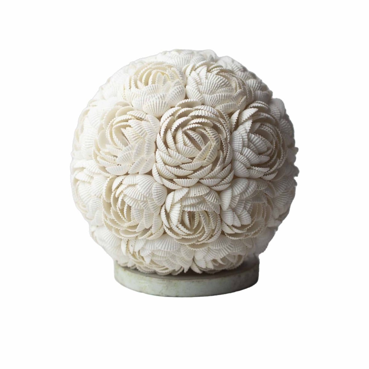 Boho Sea Shell Lamp - Rose Globe - 15cmBoho Seashell LampsHeart Notes
