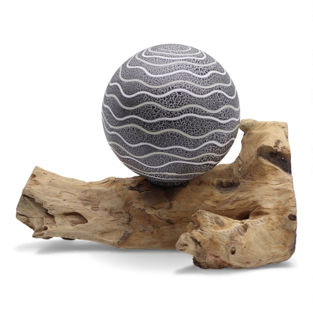 DriftGlow Lamp Grey Luna ShadeDriftGlow LampsHeart Notes